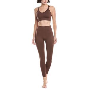 Phat Buddha Womens  2Pc Bra & Legging Set, Brown